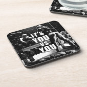 Dessous-de-verre You vs YOU - Women's Workout Motivational (Côté gauche)