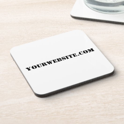 Dessous-de-verre YourWebSite.com (Côté gauche)