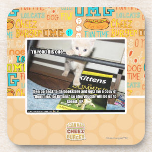 Dessous-de-verre Yu DIS rouge un.
