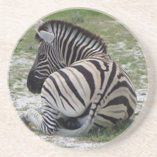 Dessous de verre Zebra (Devant)