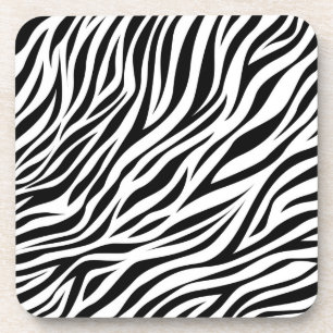 Dessous-de-verre Zebra Animal Skin Imprimer Motif-15391