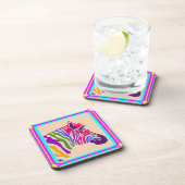 Dessous-de-verre Zebra Beverage Coaster (Côté Droit)