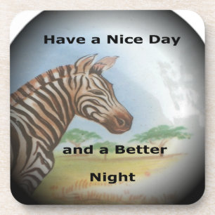 Dessous-de-verre Zebra Portrait, Amboseli : l'Esprit de la Savanna