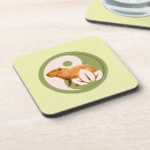 Dessous-de-verre Zen Capybara Yin Yang (Côté gauche)