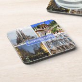 Dessous-de-verre zES010 BARCELONE, Espagne, Europe, (Côté gauche)