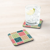 Dessous-de-verre Zigzag, Chevron, En vichy, Pois, Patchwork (Côté Droit)