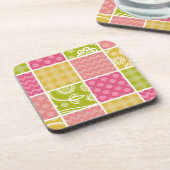 Dessous-de-verre Zigzag, Chevron, Pois, En vichy, Patchwork (Côté gauche)