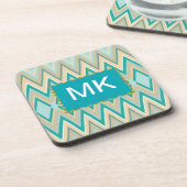 Dessous-de-verre zigzag-téléphones diagonale (Côté gauche)