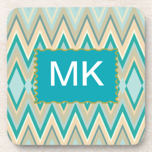 Dessous-de-verre zigzag-téléphones diagonale