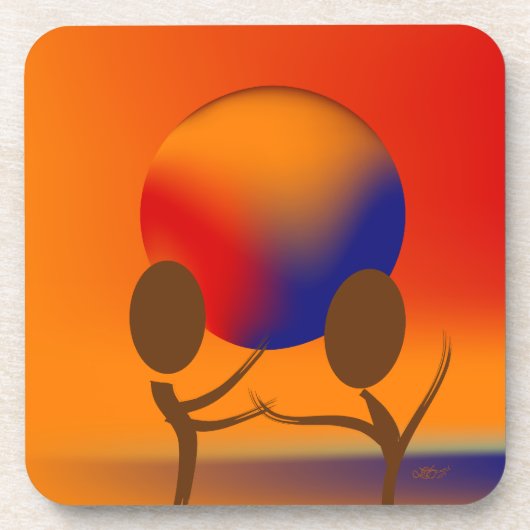 Dessous-de-verre Zinglees ~ Gros plan (Devant)