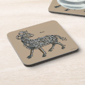 Dessous-de-verre Zodiaque : Bélier, 1482 (Côté gauche)