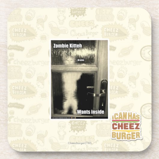 Dessous-de-verre Zombi Kitteh (Devant)
