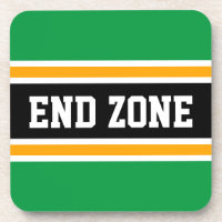 ZONE DE FIN Fun Vert Jaune Noir Stripes Sportives