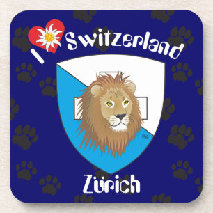 Dessous-de-verre Zürich Schweiz Kork-Untersetzer