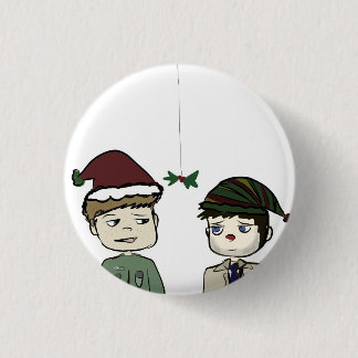 Destiel Supernatural Holiday Pin Ronde Button 3,2 Cm