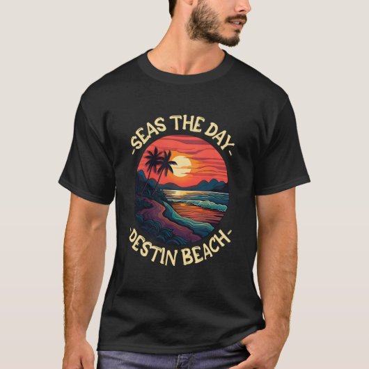 Destin Beach Beach Sayings T-shirt (Voorkant)