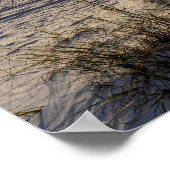 Destin Beach Florida Jetty Sunset Poster (Coin)