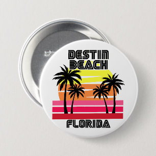 Destin Beach Florida Ronde Button 7,6 Cm