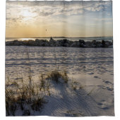Destin Beach Floride Jetty Sunset Douche Rideau (Devant)