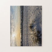 Destin Beach Floride Jetty Sunset Jigsaw Puzzle (Vertical)