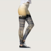 Destin Beach Floride Jetty Sunset Leggings (Droite)