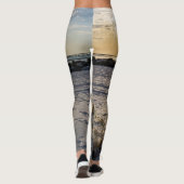 Destin Beach Floride Jetty Sunset Leggings (Dos)