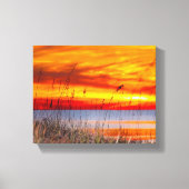 Destin Beach Sunset Canvas Afdruk (Voorkant)