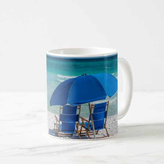 Destin Chaises Floride Et Umbrella Classic Mug (Devant droit)