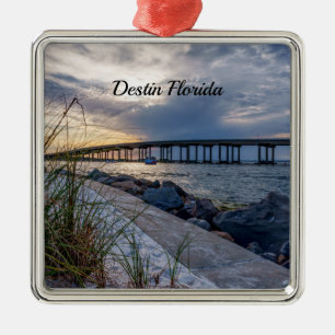 Destin East Pass Zonsondergang Premium Ornament