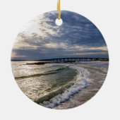 Destin Florida Avondgolven Circle Ornament (Achterkant)