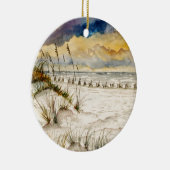 Destin Florida Beach Art Keramisch Ornament (Rechts)