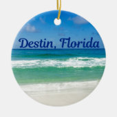 Destin Florida Beach foto Keramisch Ornament (Voorkant)