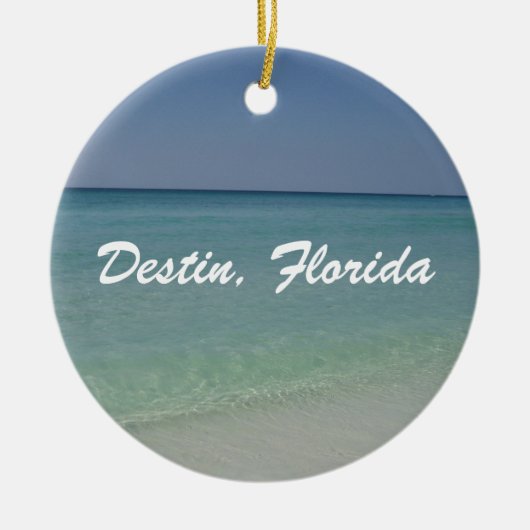 Destin Florida Beach Keramisch Ornament (Voorkant)