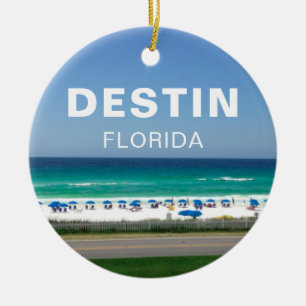 Destin Florida Beach Photography Seaside Keramisch Ornament
