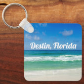 Destin Florida Beauful  Beach Foto Sleutelhanger (Voorkant)