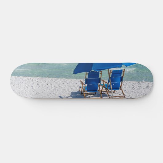 Destin Florida Chaises Et Parapluie Skateboard (Horz)