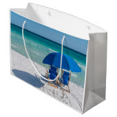 Destin Florida Chaises Et Umbrella Cadeau Sac (Dos Angle)