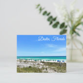 Destin Florida Coast Beach Umbrellas Briefkaart (Staand voorkant)