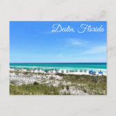 Destin Florida Coast Beach Umbrellas Briefkaart (Voorkant)