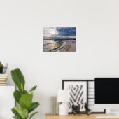 Destin Florida Evening Waves Poster (Thuiskantoor)