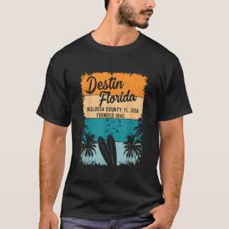 Destin Florida FL strand souvenirs en cadeaus mann T-shirt