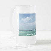 Destin, Florida Frosted Mok (Voorkant links)