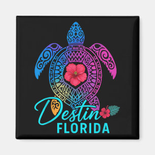 Destin Florida Kleurrijke Schildpad Zomer Reis Magneet