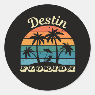 Destin Florida Ronde Sticker