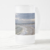 Destin Florida Soirée Vagues de bière congelée Mug (Devant droit)