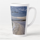 Destin Florida Soirée Vagues Latte Mug (Droite)