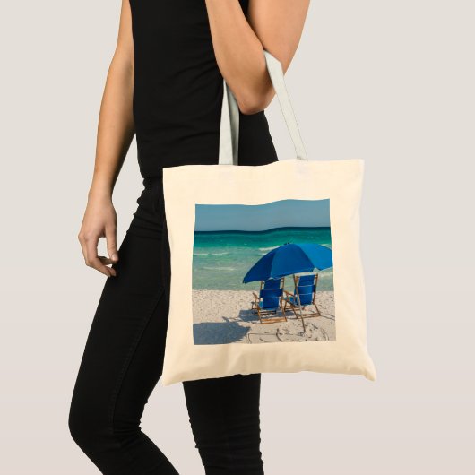 Destin Florida stoelen en paraplu Canvas tas (Voorkant (product))