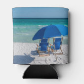 Destin Florida stoelen en paraplu Koelbox Blikjeskoeler (Achterkant)