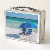 Destin Florida stoelen en paraplu lunchbox (Voorkant)