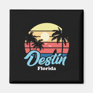 Destin Florida Strand Surfer Surfen Souvenir Retro Magneet